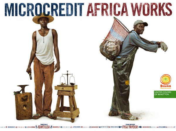 Имиджевая рекламная кампания «Microcredit Africa Works»