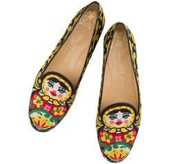 Слиперы «Матрешка» и другие диковинки специальной коллекции Charlotte Olympia
