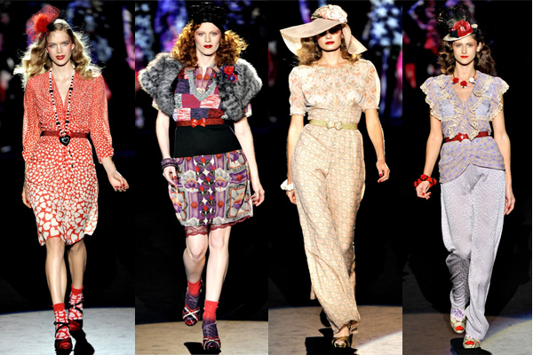 Женская коллекция одежды Anna Sui весна-лето 2012