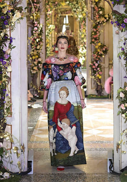 Christie\'s и Dolce & Gabbana открывают выставку Art Adorned в Лондоне