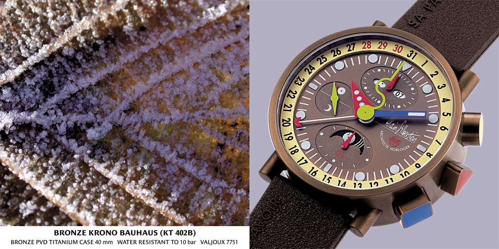 Bronze krono bauhaus